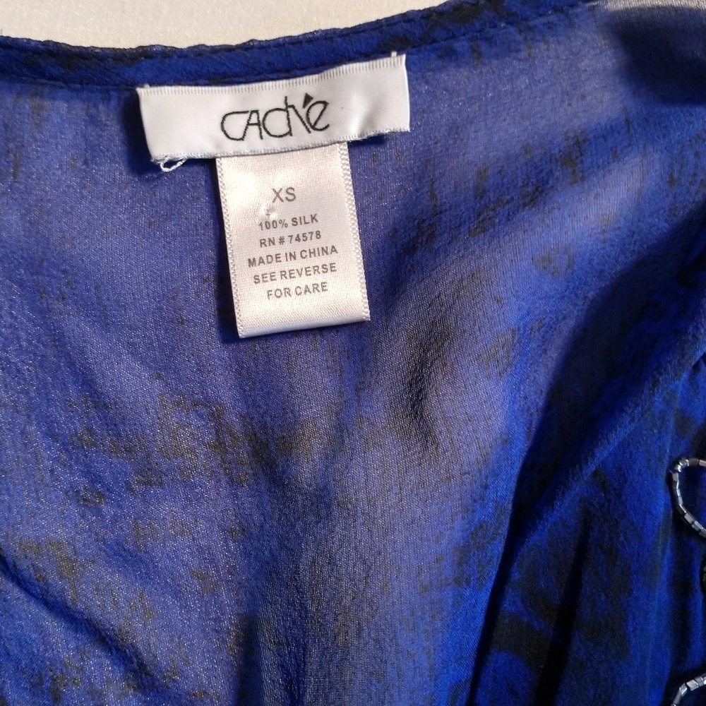 Cache  Beaded Tunic Top - Picture 6 of 6